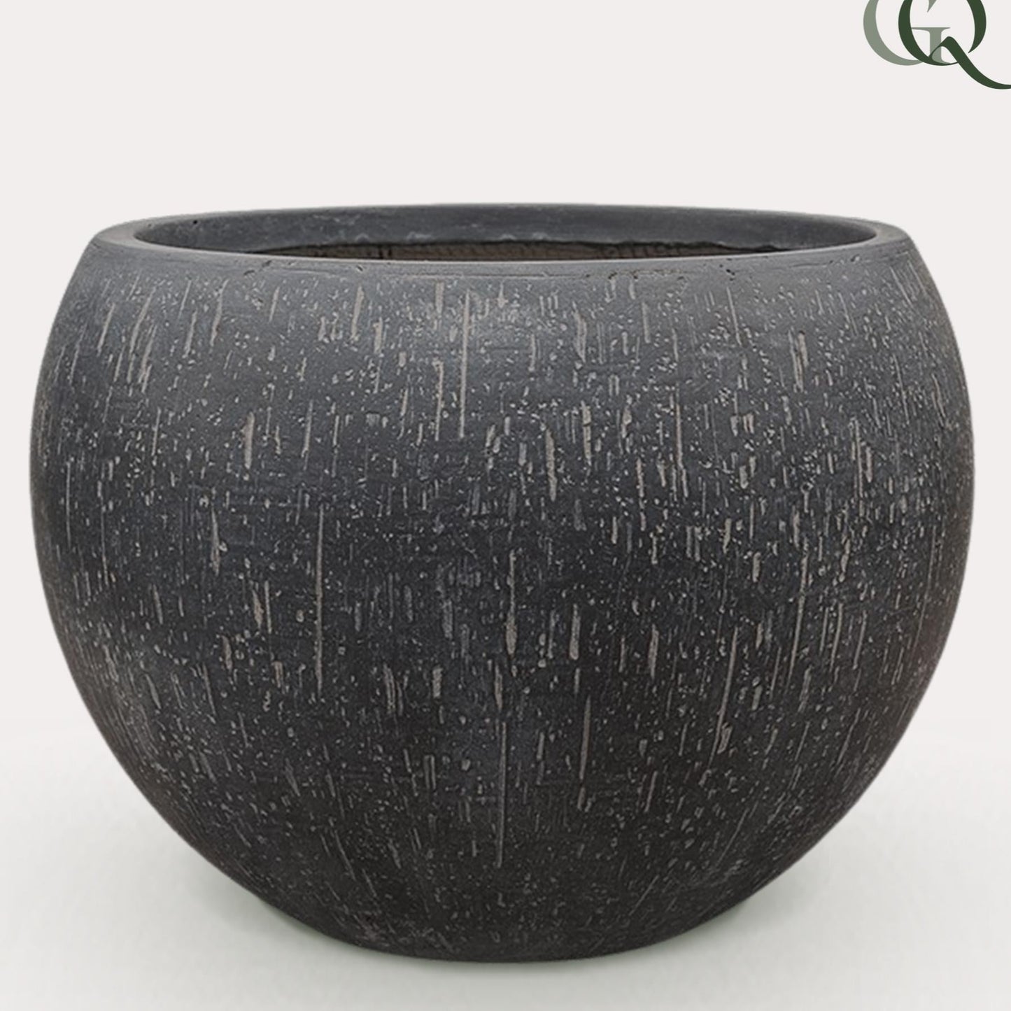 Pot - Anthracite - Raindrop Globe - XL - H30 W42