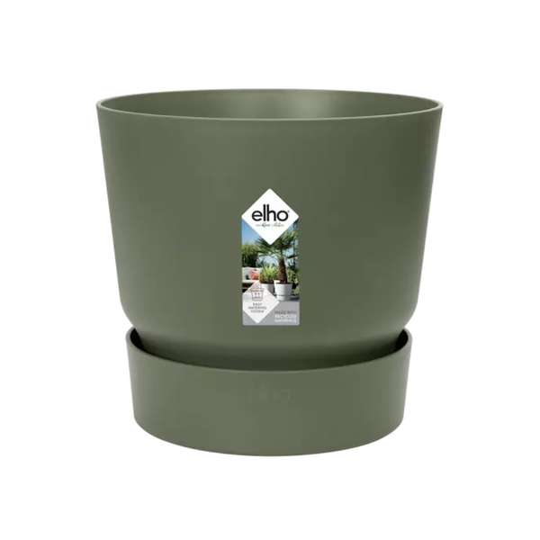 Pot - Elho greenville round leaf green