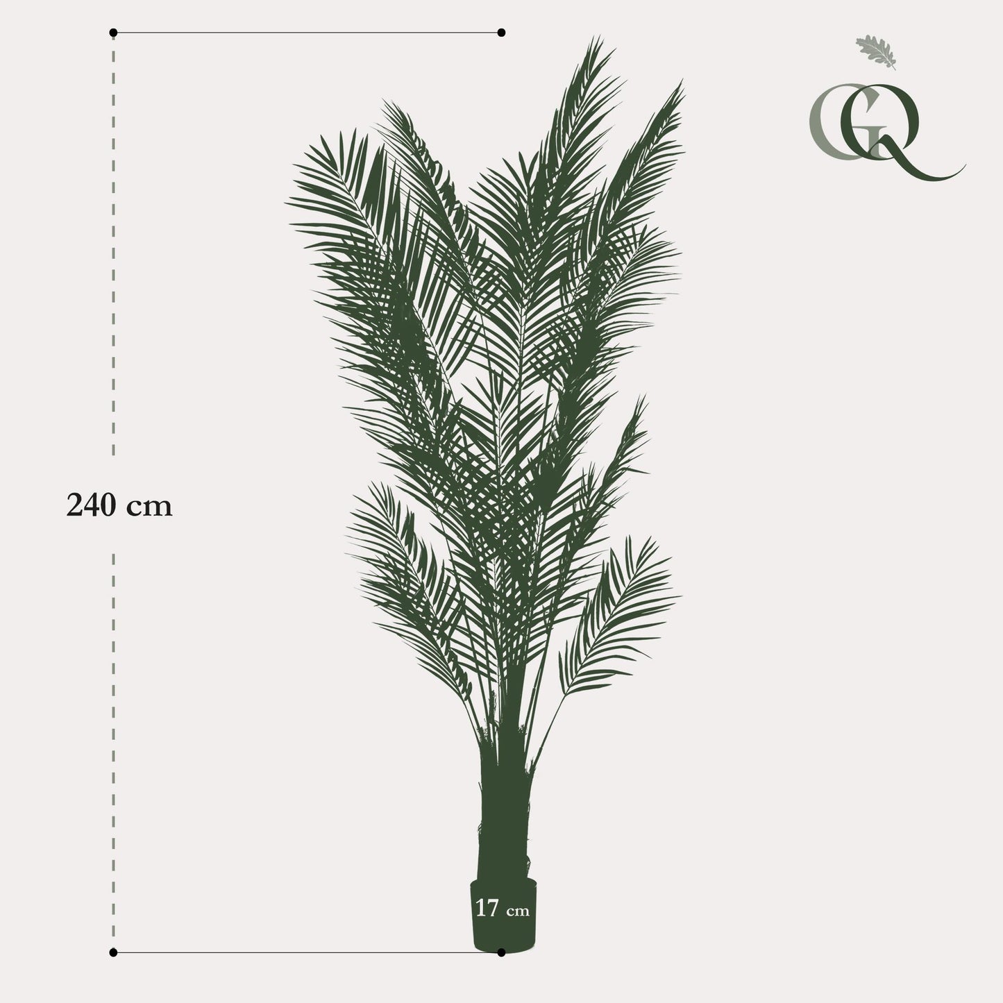 Kunstboom - Goudpalm - Areca Lutescens - 240cm