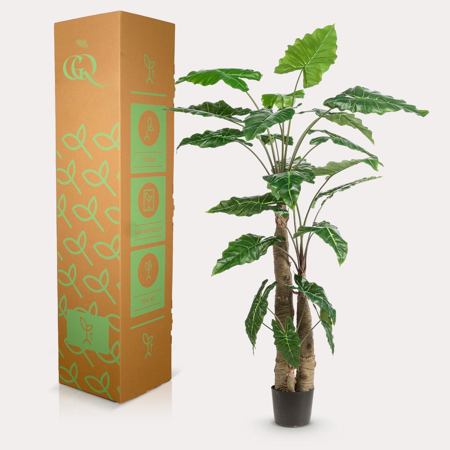 Kunstplant - Olifantsoor - (Alocasia) - 180 cm