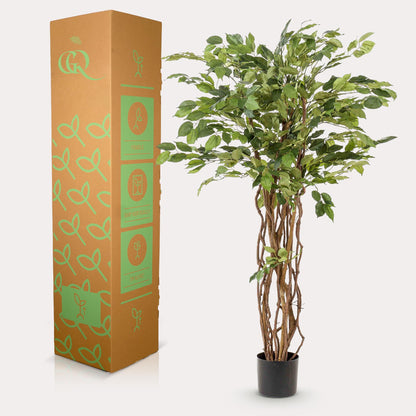 kunstplant -  Vioolbladplant - Ficus liana - 140cm