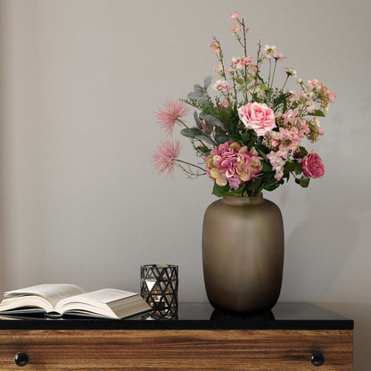 Kunstboeket met kunstbloemen – Pretty Pink – 89 cm