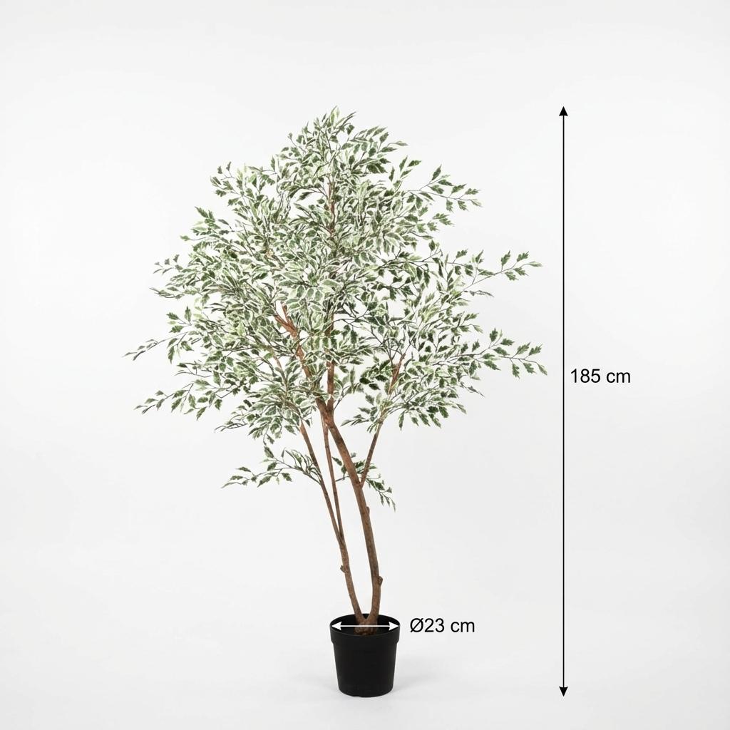 Kunst Ficus – Ficus benjamina variegata – 185 cm