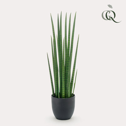 Kunstplant - Vrouwentong - Sanseveria Cylindrica - 70 cm