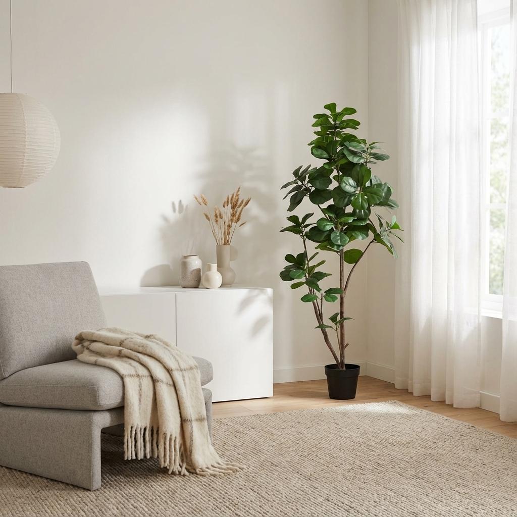 Kunst Vioolbladplant – Ficus lyrata – 150 cm