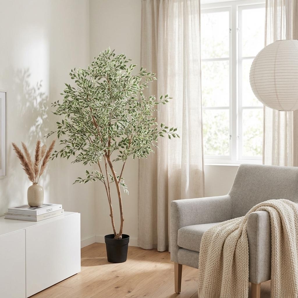 Kunst Ficus – Ficus benjamina variegata – 185 cm