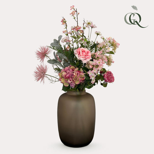 Kunstboeket met kunstbloemen – Pretty Pink – 89 cm