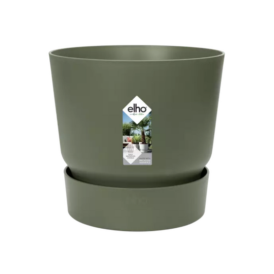 Pot - Elho greenville round leaf green