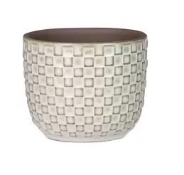 Mini pot relief wit - D7