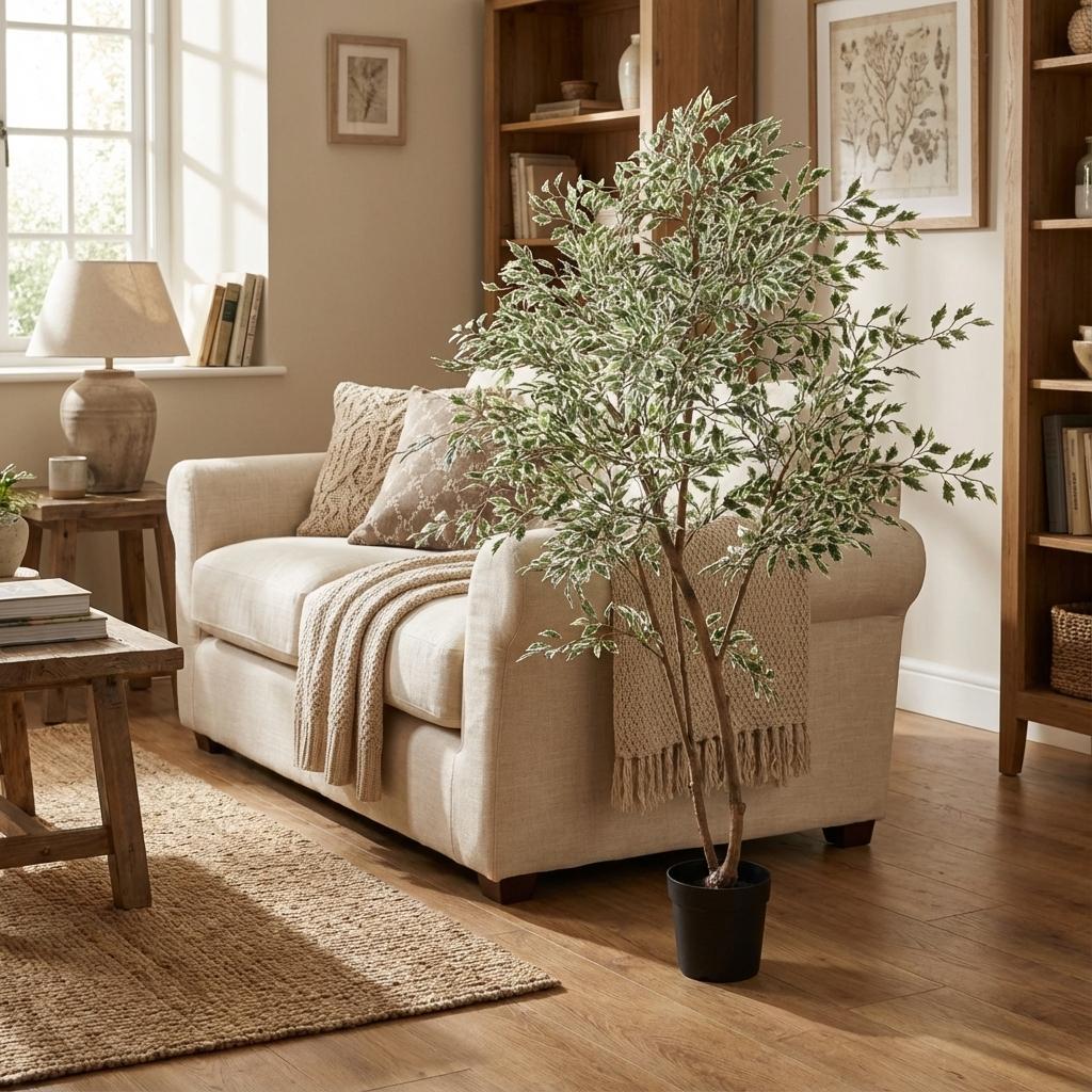 Kunst Ficus – Ficus benjamina variegata – 185 cm