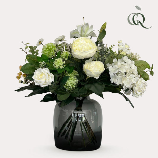 Kunstboeket met kunstbloemen – Pastel Lover – 40 cm