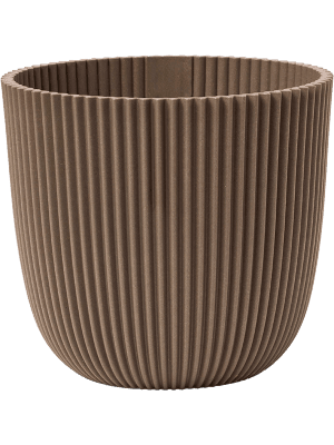 Pot - Capi Nature Groove Made With Warm Taupe - D17 cm